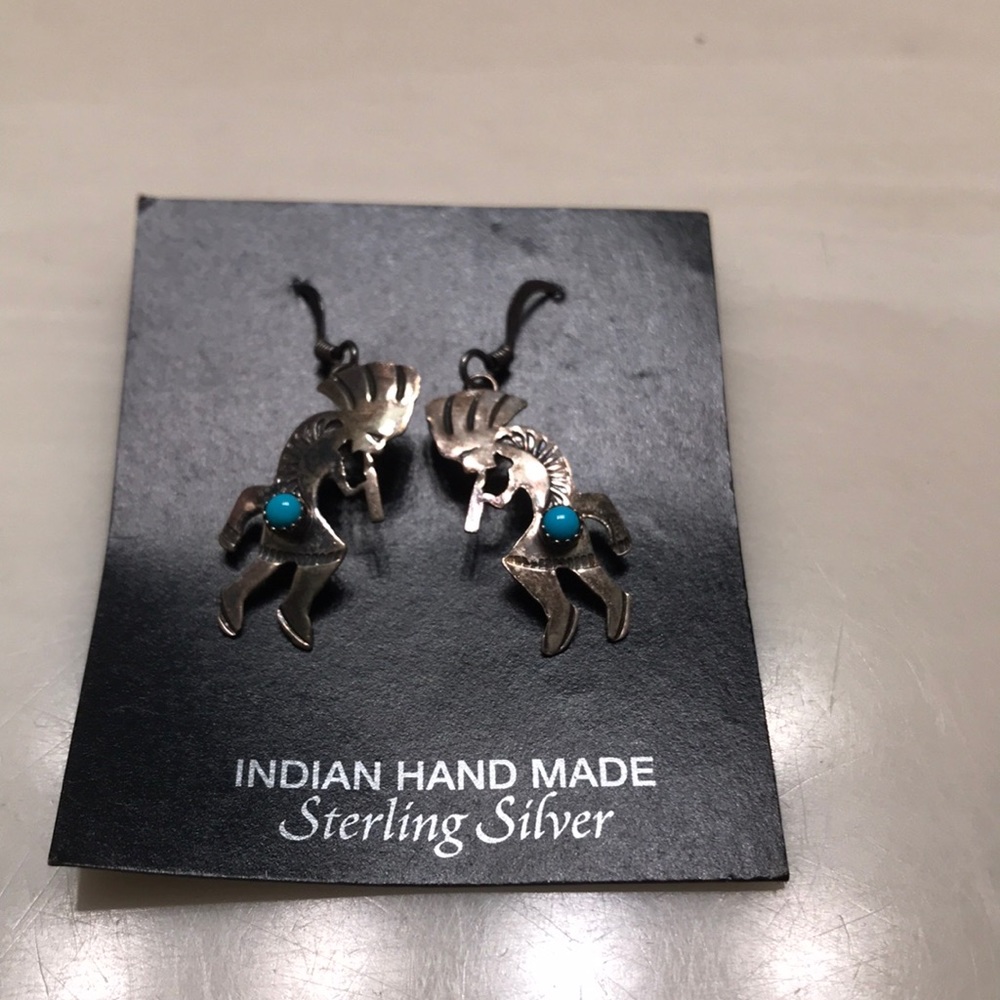 Indian Hand Made Sterling Earrings